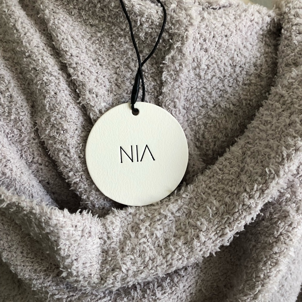 NIA fuzzy hooded duster cardigan - Picture 5 of 8